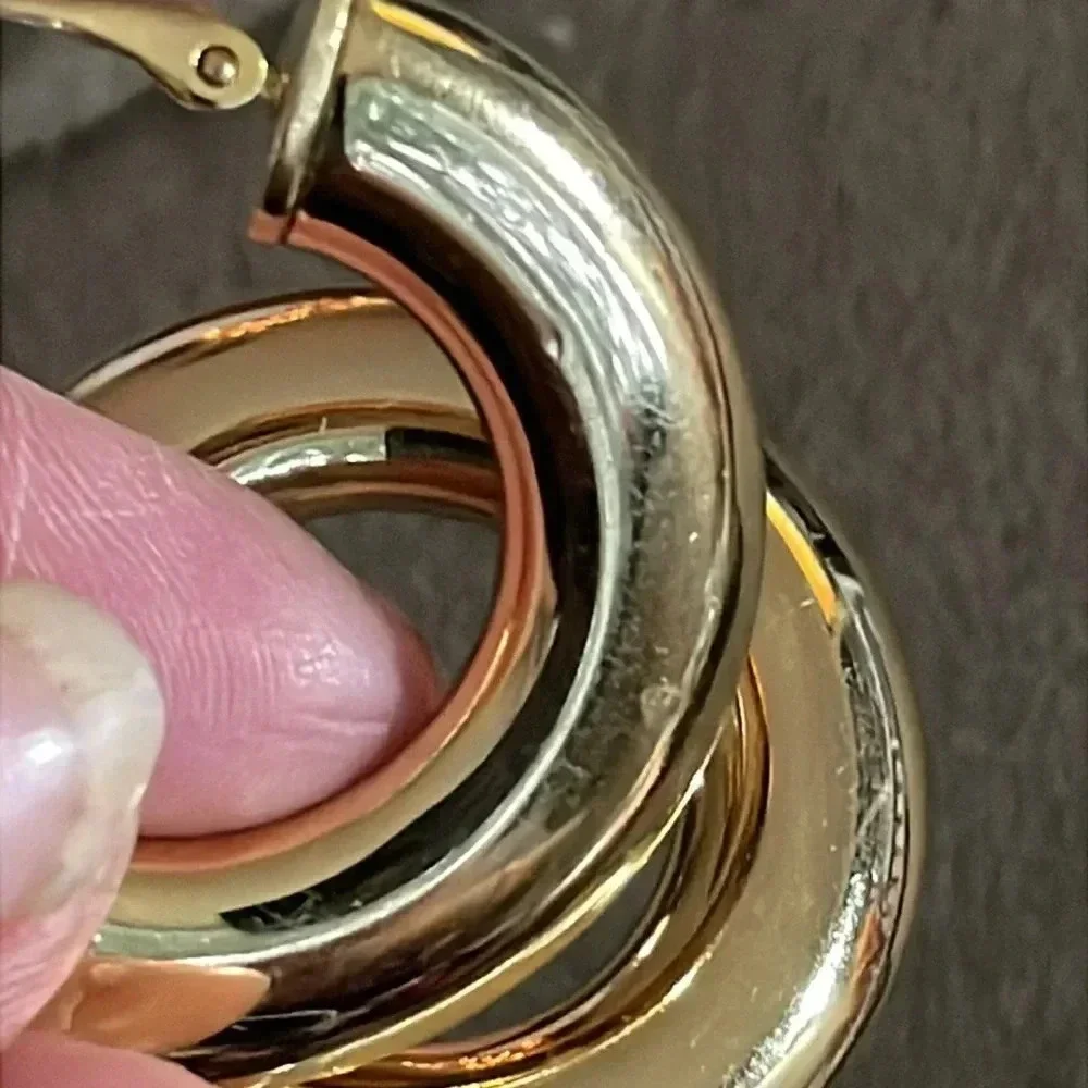Vintage Napier bubble hoops